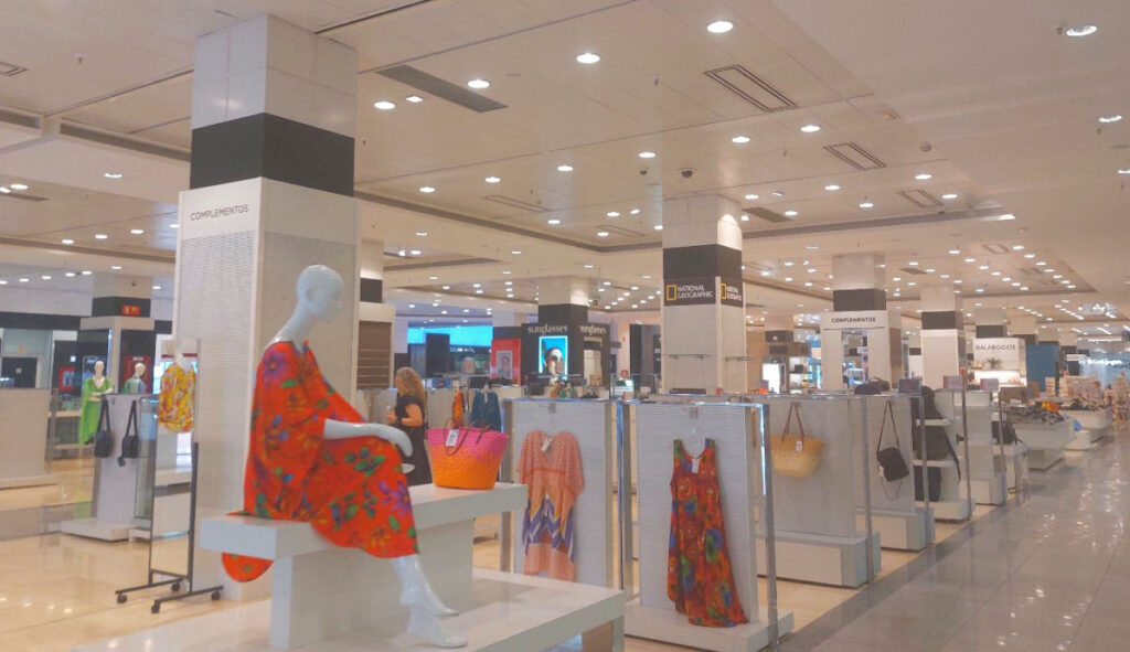 Rez-de-chaussée du Corte Inglés à Malaga