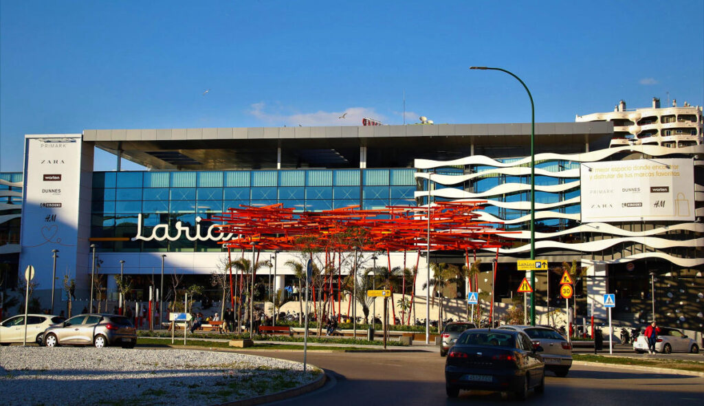 Vue depuis l'extérieur du Larios Centro