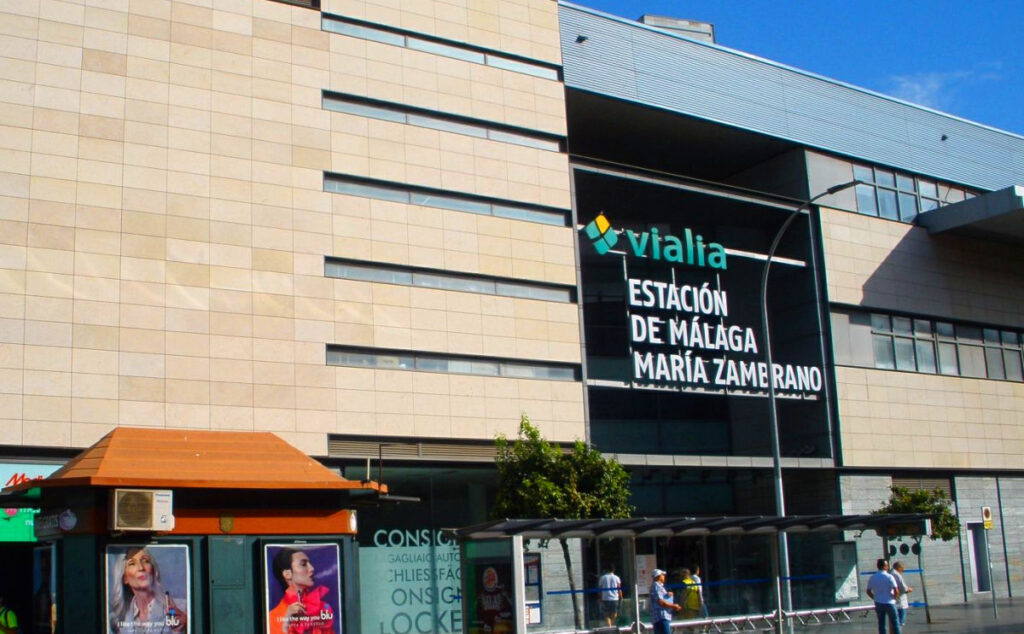 Entrée du Vialia Maria Zambrano à Malaga