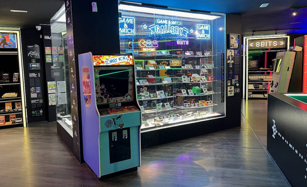 Entrée du musée du jeu vidéo à Malaga