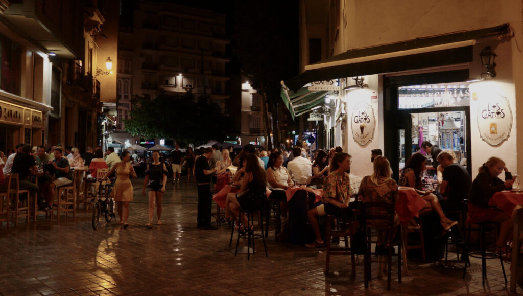 Terrasses de la Plaza de Uncibay à Malaga