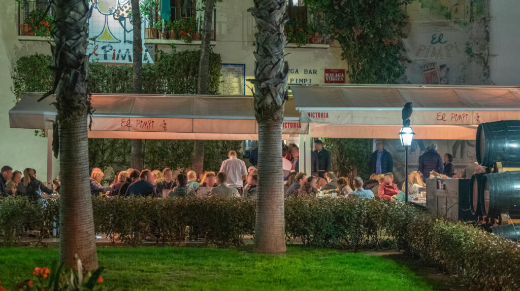 Restaurant El Pimpi à Malaga