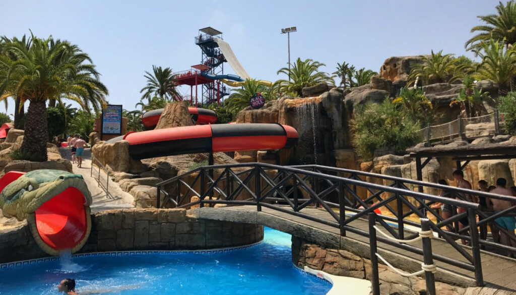 Toboggan à Aqualand Torremolinos