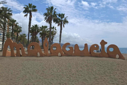 Plage de la Malagueta à Malaga