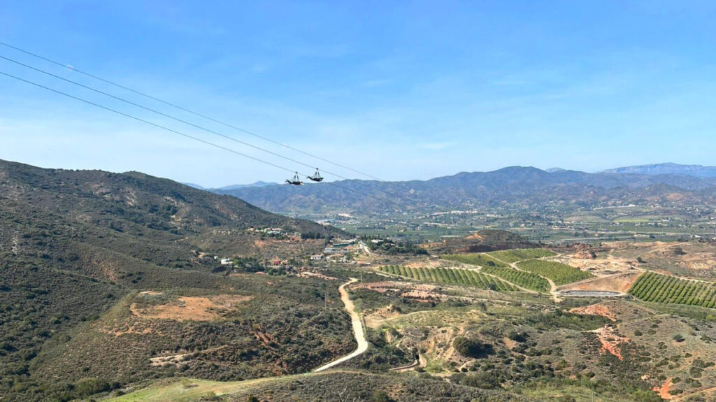 Tyrolienne au Sunview Park proche de Malaga