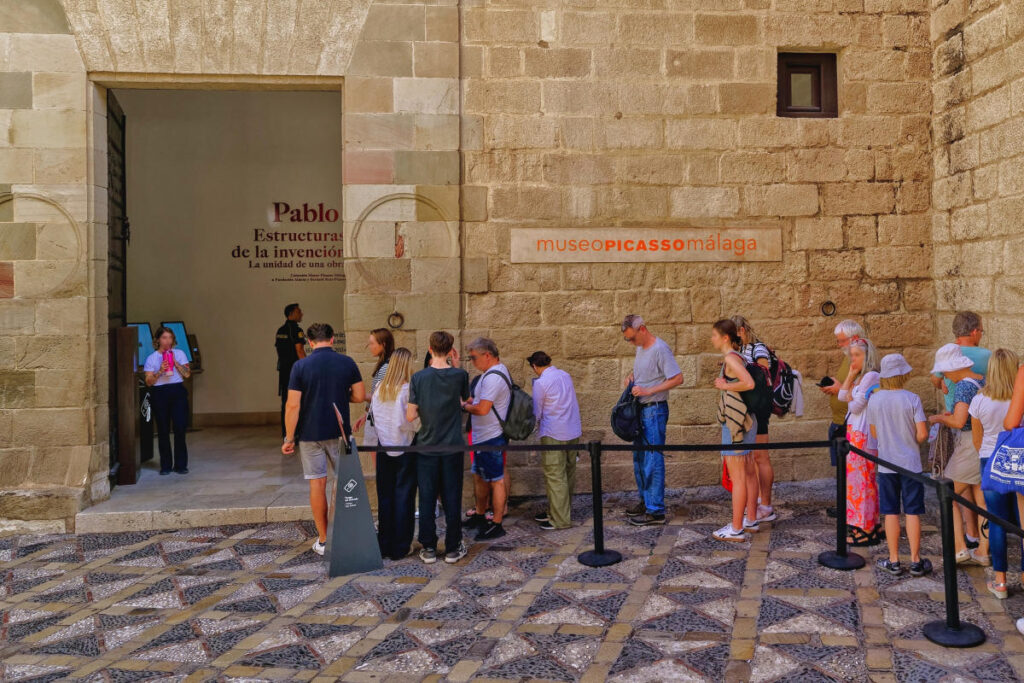 Entrée du musée Picasso à Malaga